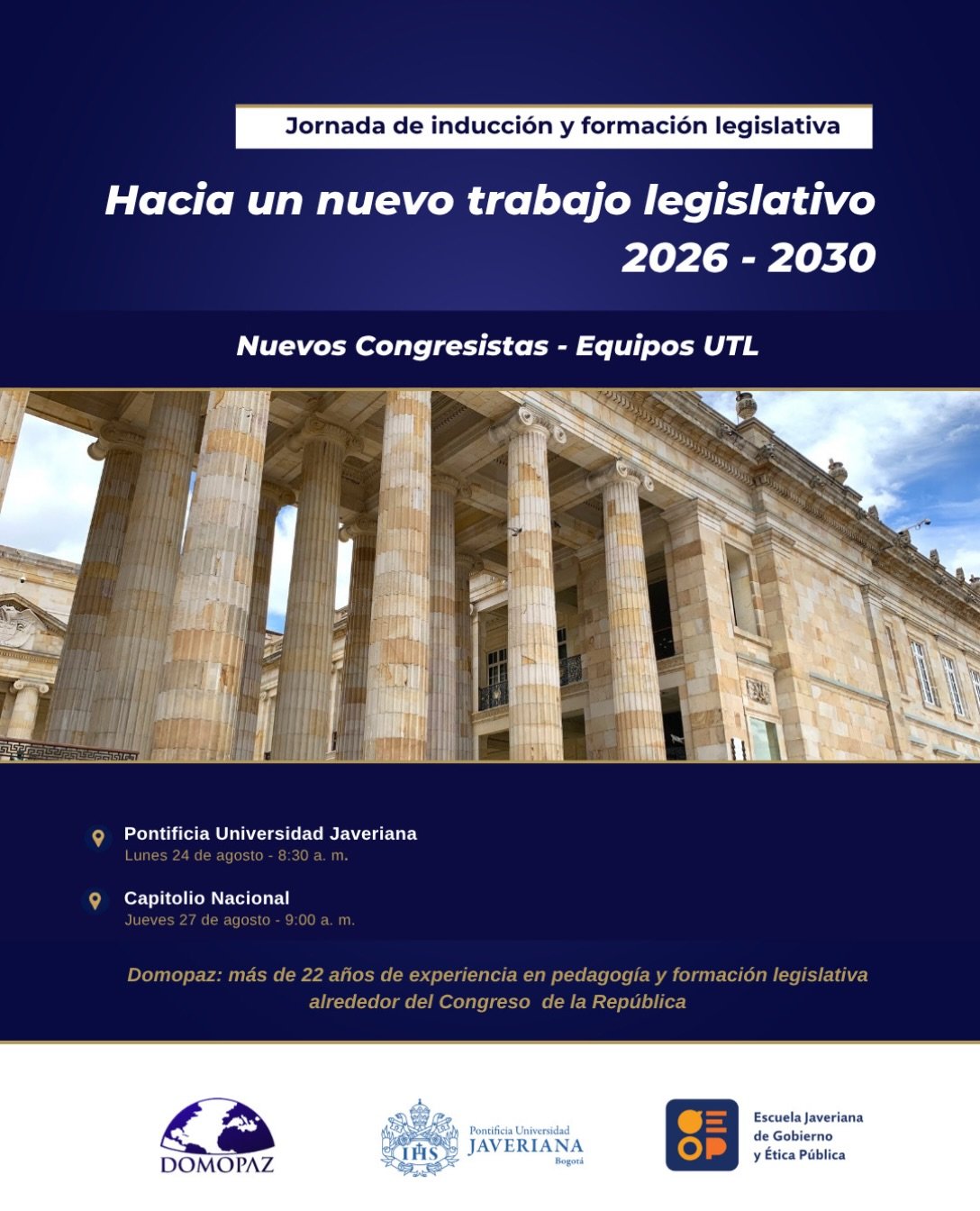 Hacia un nuevo trabajo legislativo 2026-2030